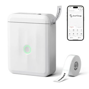 طابعة ملصقات حرارية صغيرة محمولة